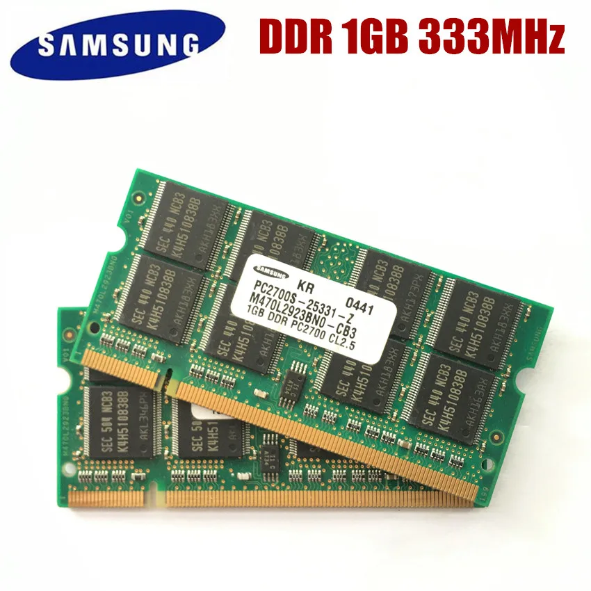 Samsung Sec Ddr Ddr1 1gb 2gb 333mhz 1g Notebook Memory Laptop Ram Sodimm 333 For Intel For Amd Pc2700s - Rams - AliExpress