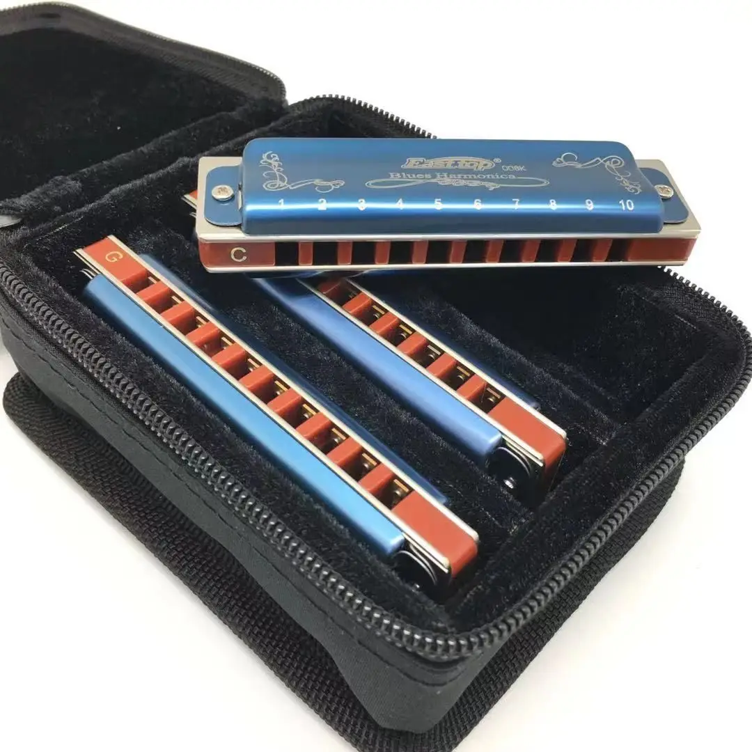 conjunto de música azul harp para iniciantes, jogador, presente