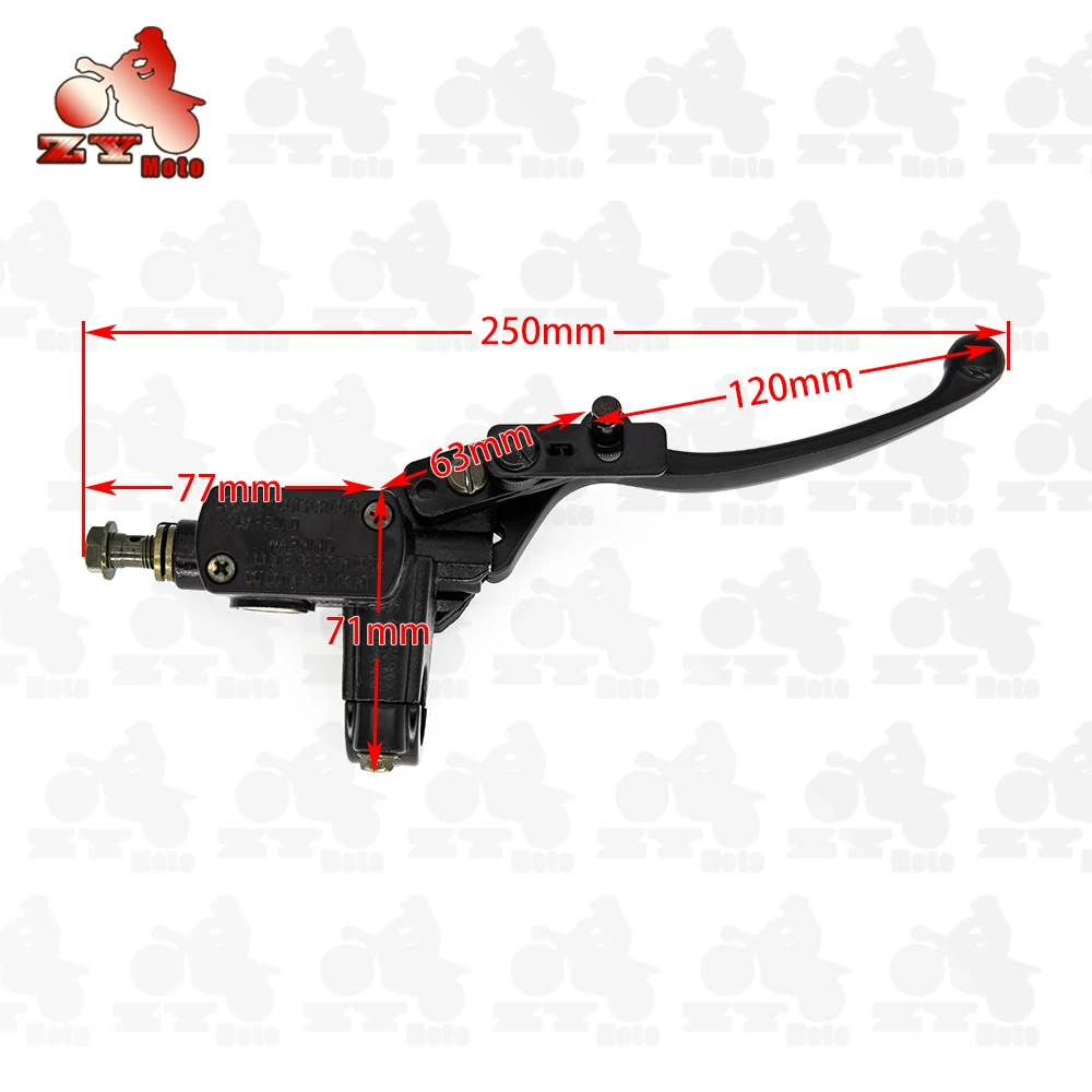 Hydraulic Brakes Universal Motorcycle brake Pump Buggy Scooter Cylinder