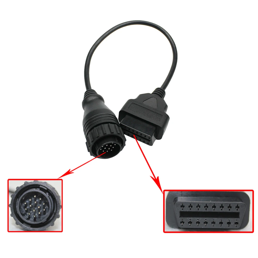 14 Pin to 16 Pin OBDII кабель адаптер «Папа-мама» автомобильный диагностический OBD II шнур для Mercedes Benz Sprinter