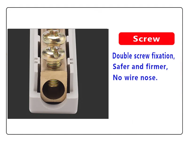 Description Picture 6 of itemTerminal Block High Power Wire Cable Connector I-Type Quick Electrical Wiring Junction Box I-16  2.5-16mm2 1000V 80A