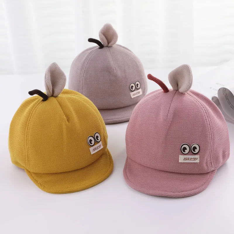

Korean-style Hat Autumn Infant Brim Hat 6 Months-3-Year-Old 1 Winter 2 Soft Eaves 0 Children Baseball Cap Girls BOY'S