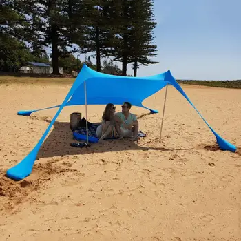 

Portable Tent Tarp Sun Shelter Pop Up Beach Sun Shade Canopy For Outdoor Camping Activities Backyard Fun Picnics