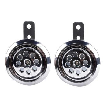 

2PCS Motorcycle Horn 12V Loud 110Db Moped Dirt Bike Electric Vehicle Scooter Air Horns Motorbike Classic Horn