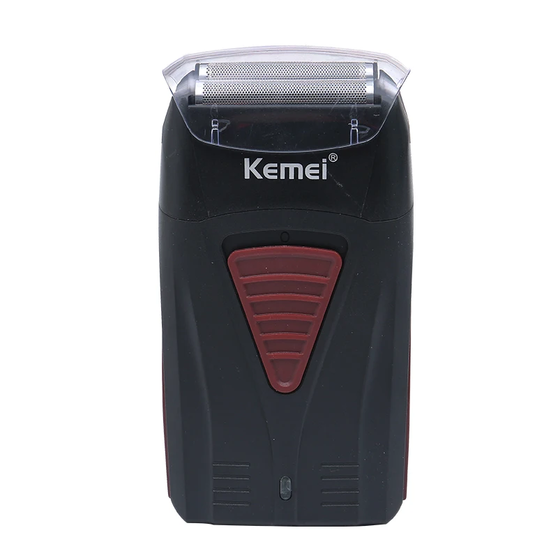 KM-3381 Kemei новая USB Беспроводная электрическая бритва Мужская двухсторонняя Серебряная сетка для ножей портативная дорожная мужская повседневная KM-3381 - Цвет: KM-3381