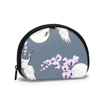 

2020 Man Women Smart Wallet Business Card Wallet Credit Business Mini Card Wallet Orchids And Cranes