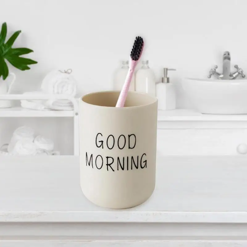 Портативный держатель для зубных щеток с надписью «Good Morning Cup PP» в Северной Европе