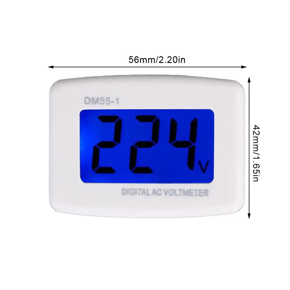 Qz0021-1 Ac 80-300V Lcd цифровой измеритель напряжения вольтметр штепсельная вилка США электрическая ручка измерители Точный Цифровой измеритель напряжения