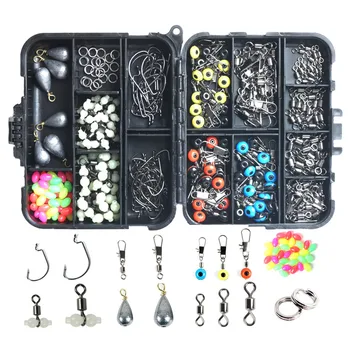 BIG OFFER ❤️ Fishing Tackle Boxes Kit 251 Kinds Fishing Hooks Multifunctional Fishing Tackle Kit Hooks Spoon Sinker Accessories Box Tools Set - discount item 60% OFF Sports & Entertainment