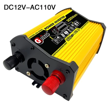 

300W 12V to 220V/110V Car Power Inverter Converter Adapter Dual USB Voltage Transformer LED Display Modified Sine Wave