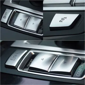 

1 Set Cover Trim Chrome Buttons Decorative Silver For BMW 5 Series F10 F18