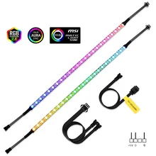 WS2812b цифровой адресуемый светодиодный светильник для ПК, ASUS Aura SYNC RGB 3 pin 5V ADD Header на материнской плате, MSI Mystic светильник SYNC