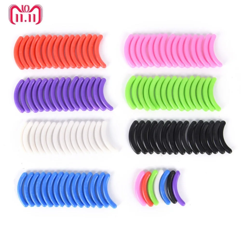 15Pcs/set Makeup Tools Eyelash Curler Replacement Silicone Pad Eye Lash Curling Makeup Accessory High Elastic Renewable Curler