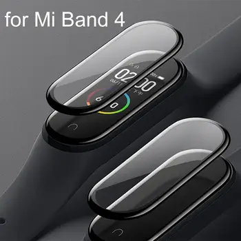 

3D Screen protector for xiaomi mi band 4 Full Cover Film Xiomi Band4 Scratch Resistant Curved Edge Protective Glass Miband 4