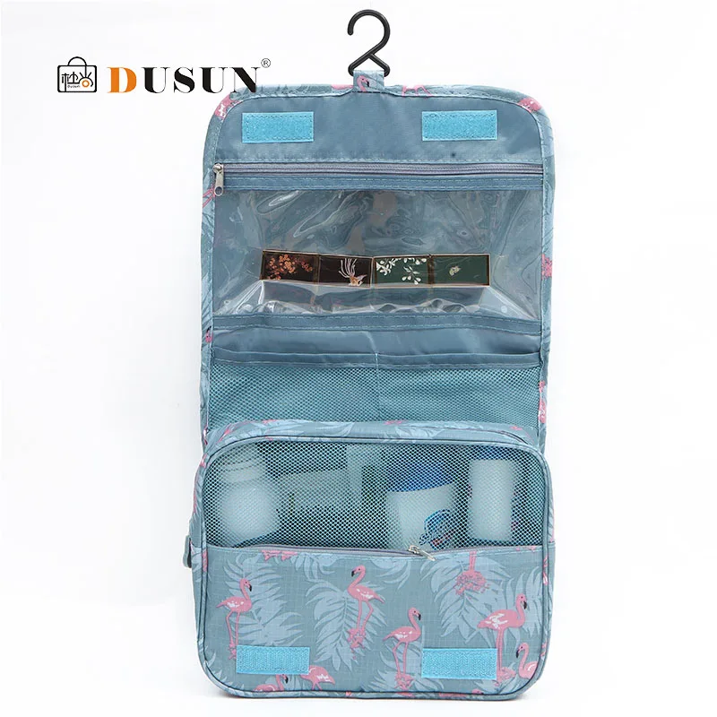 

Fashion Polyester Cosmetic Bag Bathroom Travel Makeup Bag Organizer Neutral Make Up Box Neceser Beauty Case Hanging Toiletry Bag