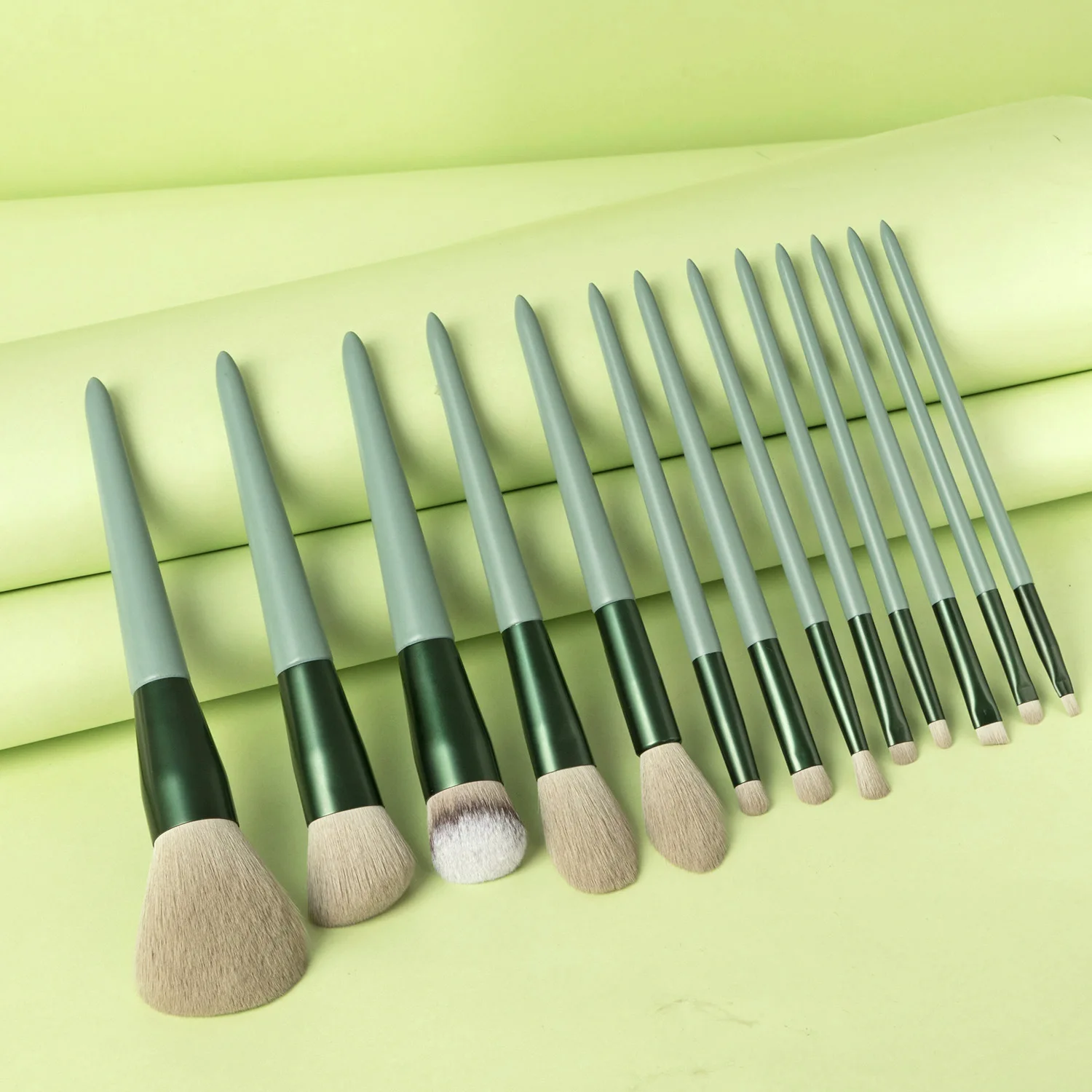 Professional Makeup Brush Natural Hair Foundation Powder Eye Shadow Blur Smooth Beauty Srush Set | Красота и здоровье