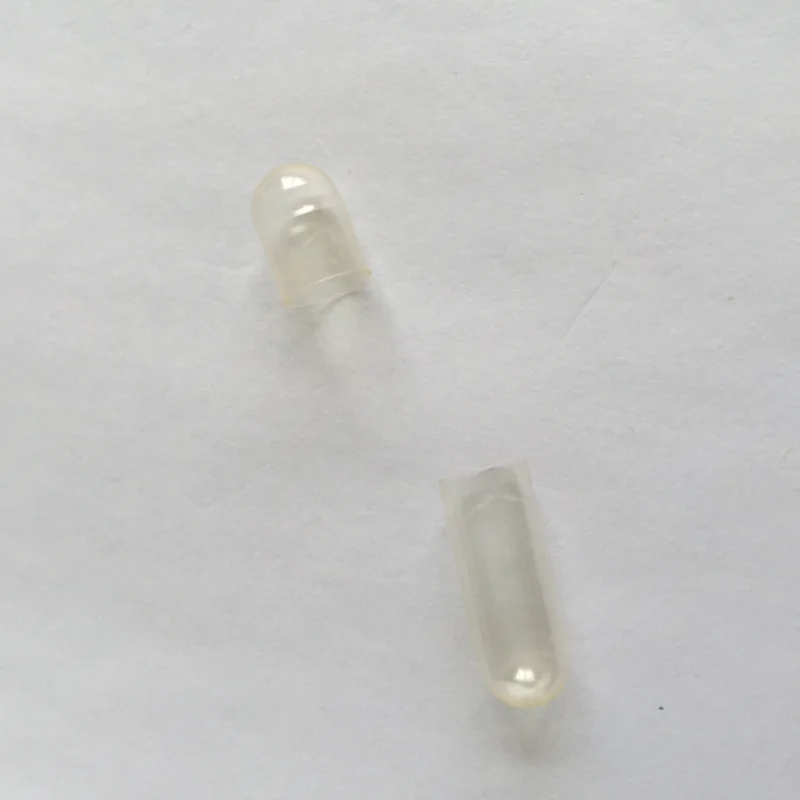 Empty Pill Capsule Size 00# 0# 1# 500pcs Clear Transparent Hard Gelatin Joined or Seperated