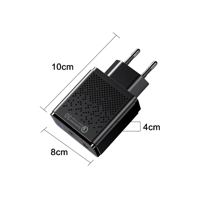18 Вт Быстрая зарядка 3,0 4,0 USB зарядное устройство для samsung Xiaomi huawei iPhone EU US Plug быстрое зарядное устройство для мобильного телефона адаптер питания
