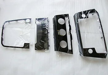 

For VW Passat B8 Radio frame PANEL CD Plates Air Conditioning Switch Plates Piano Paint Black