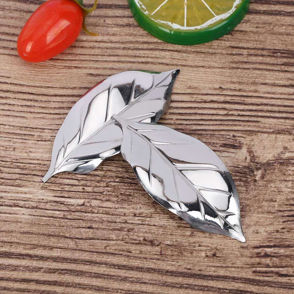 

1pc 304 Stainless Steel Chopsticks Holder Stand Leaf Shape Chopstick Rest Rack