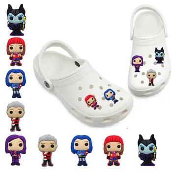 

1-5pcs Alaric Emma Matt Jeremy Hope Witch PVC Shoe Charms Accessories Shoe Decor Jibz for Croc Charms for Bracelets Kids Gift