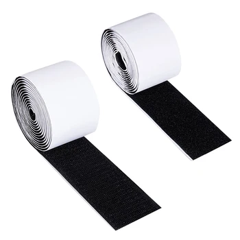 

2Pcs Mounting Tape Guitar Part Power-Grip Pedalboard Electric Guitar Effector Effect Pedal Mounting Tape 2Mx5Cm Hook + Loop #8