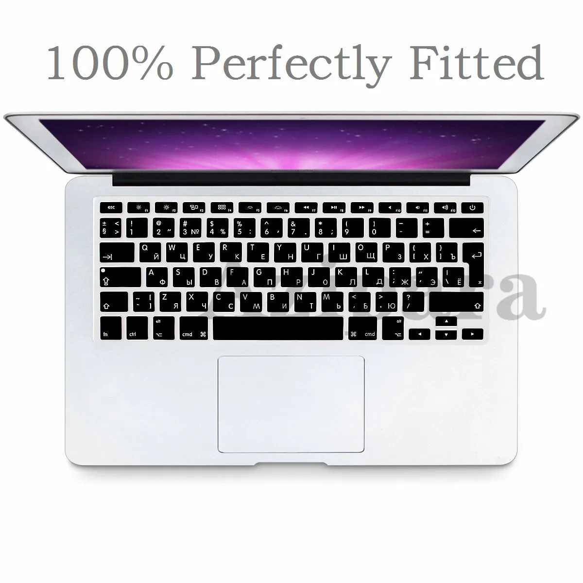 Tampa Macia do Teclado do Silicone para Macbook Air Russo ue Eua 13 15 14 16 2023 2023 m1 A2337 A2338 A2442 - Imagem 5