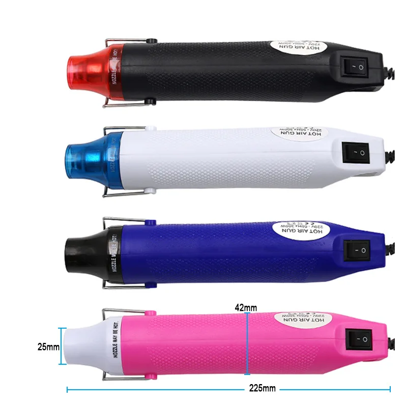 220V Home DIY Multi Purpose Heat Tool Soft Ceramic Hot Air Gun Removing Price Stickers Embossing Sealed hot air gun heat gun mini hot air gun