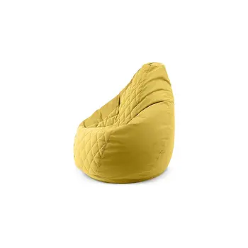 

Frameless chair loftyhome pear XL velor yellow