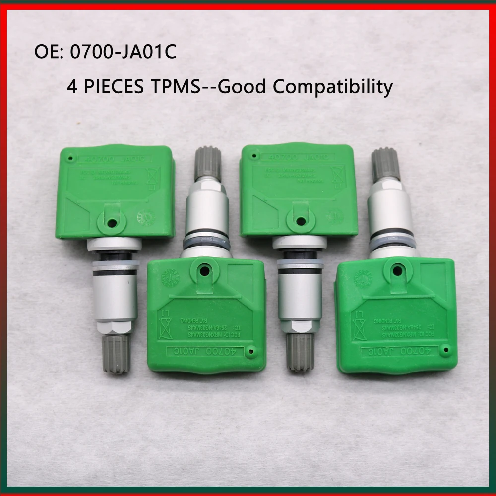 TPMS Датчик для Infiniti M Nissan Rogue 350Z Cube GT-R 2009-2021 315 МГц датчик давления в шинах 40700-JA01C |