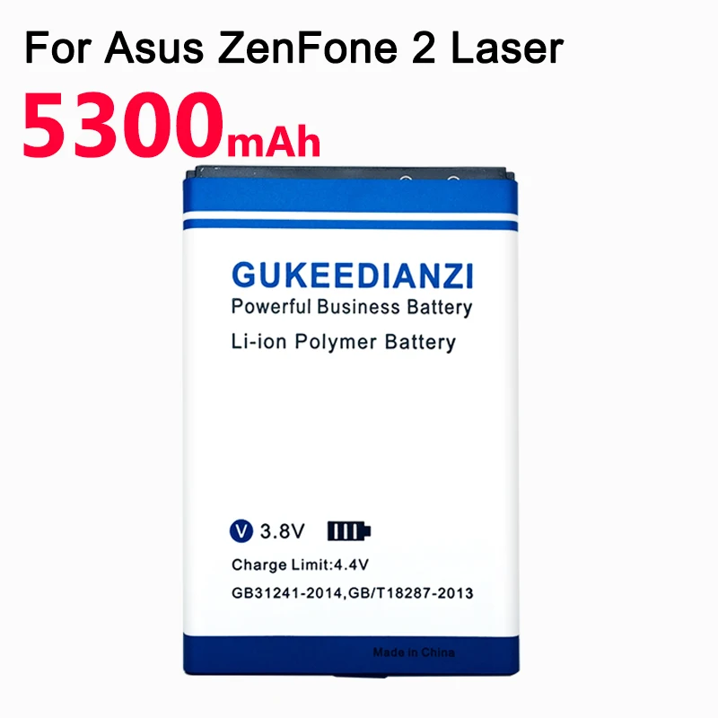 Аккумулятор GUKEEDIANZI C11P1501 5300 мАч для телефона Asus ZenFone 2 Laser ZE550KL ZE601KL ZE551KL Сменный