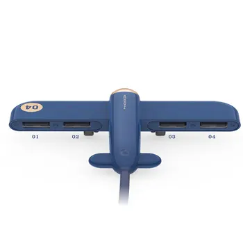 

Data concentrator air force one aircraft USB divider 4pcs USB 2.0 interface Three colors can be selected