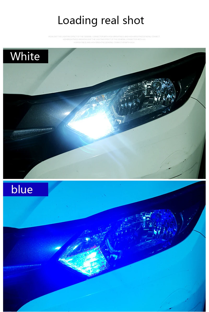 2x6000 K белый свет автомобиля T10 W5W светодиодный Клин лампы 2835 1SMD Авто купол чтения парковочные огни Sidelight лампы цвет