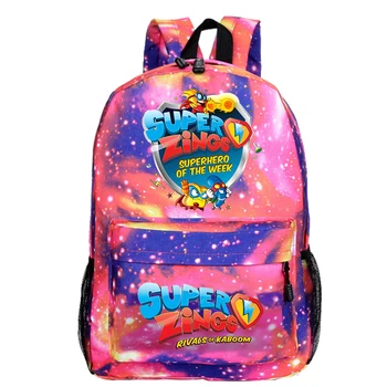 

Mochila Super Zings Backpack Women Bookbag Para Hombre Plecak School Bags for Girls Boys Homme Galaxy Small Backpack Kids