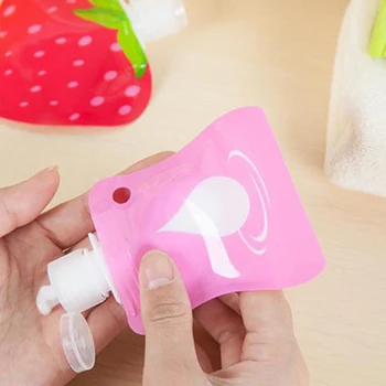 

5pcs Empty Plastic Soft tube Lotion Bottles Squeeze Cosmetic Sample Containers Travel Liquid Fill Vials