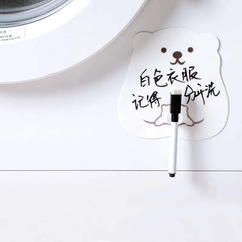 

PVC Colorful Adhesive Sticker for Home Decor Erase Note Rewritable Marker Cloud Shape Message Board Wall Decal Props with Pen