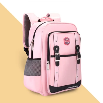 

New Kids School Bag for girl Reflective Strip Backpack Schoolbag Waterproof Nylon School Bag Girls Children Backpack Mochila