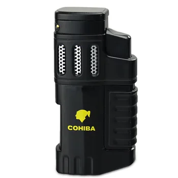 

Cohiba Commemorative Portable Four Straight Cigar Cigarette Lighter with Tapper Gift Box