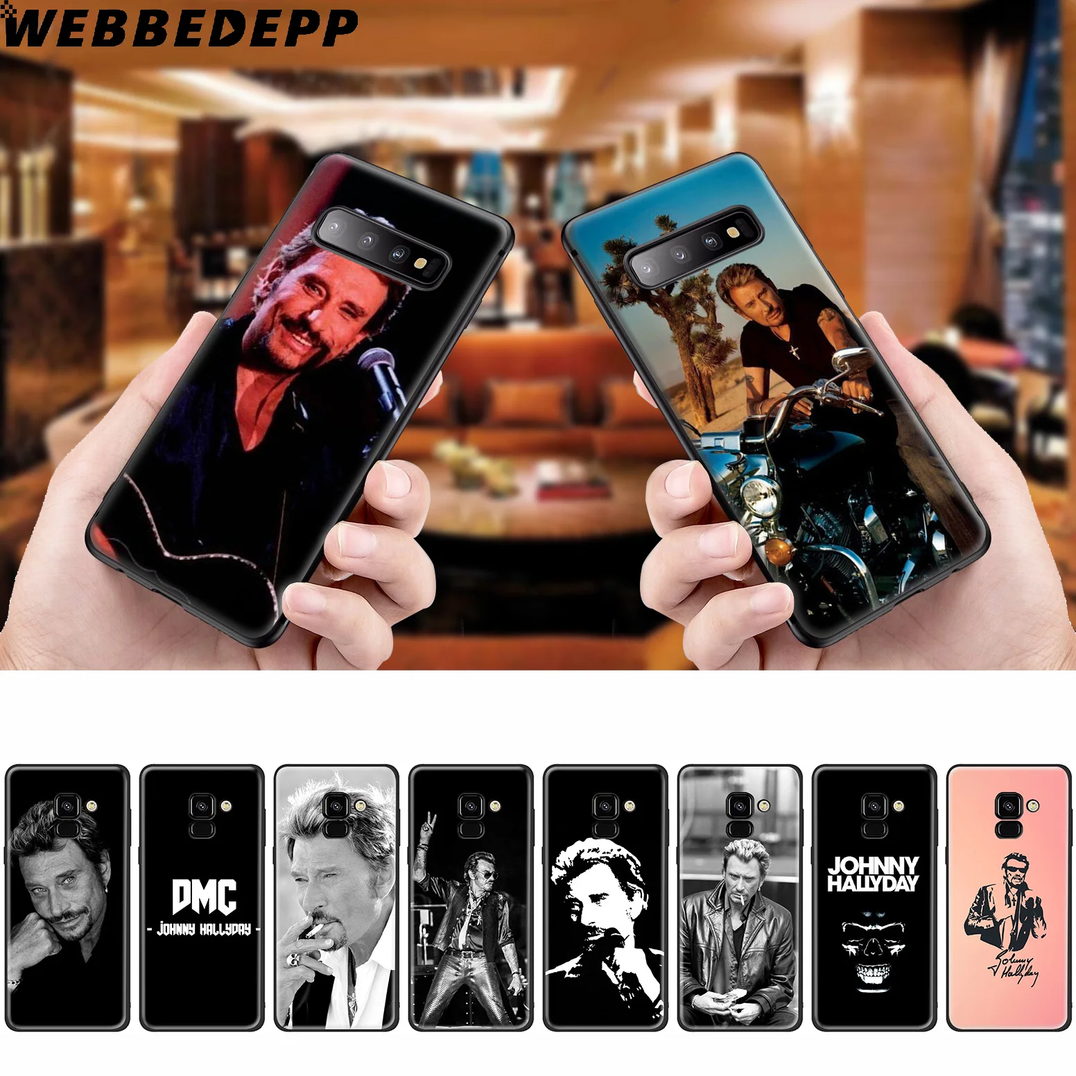 

Johnny Hallyday Soft Case for Samsung Galaxy A50s A40s A30s A20s A10s Phone Case Cover Soft TPU