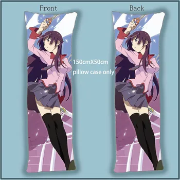 

Dakimakura Body Pillow Case Cover Anime Bakemonogatari Senjougahara Hitagi pillowcases home decoration