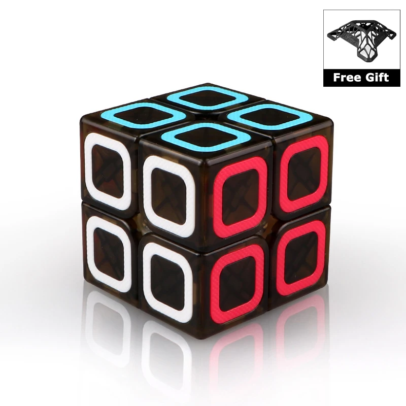 Прозрачный профессиональный магический куб QIYI MOFANGGE 2x2x2 скоростной пазл 2*2 кубик