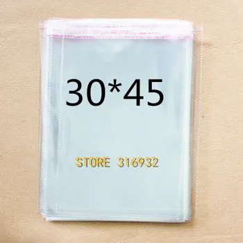 

Clear Resealable Cellophane/BOPP/Poly Bags 30*45cm Transparent Opp Bag Packing Plastic Bags Self Adhesive Seal 30*45 cm