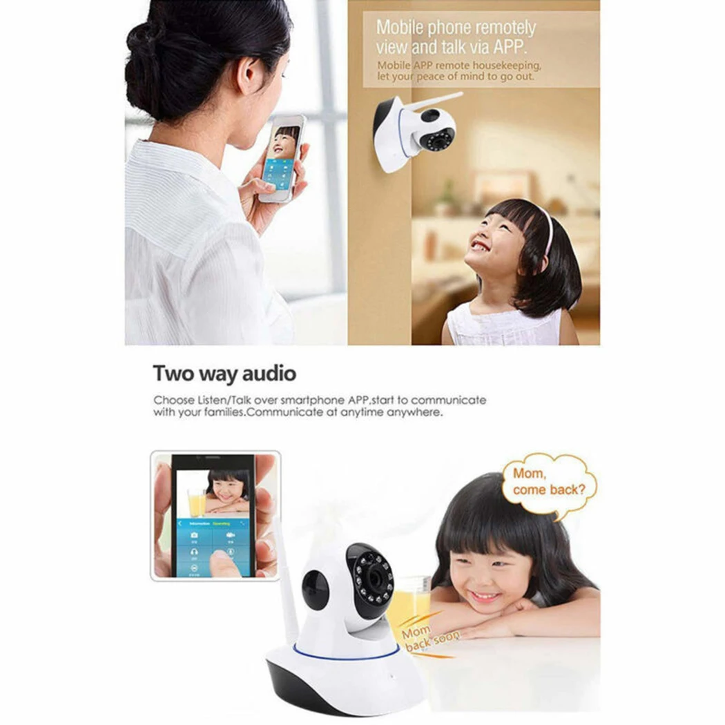 Беспроводная ip-камера безопасности 720P wifi HD