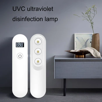 

2020 USB Rechargeable Portable UVC Lamp Sterilizer,UV Sterilizer, Disinfection Lamp,Germicidal UV Lamp, Bactericidal Lamp home