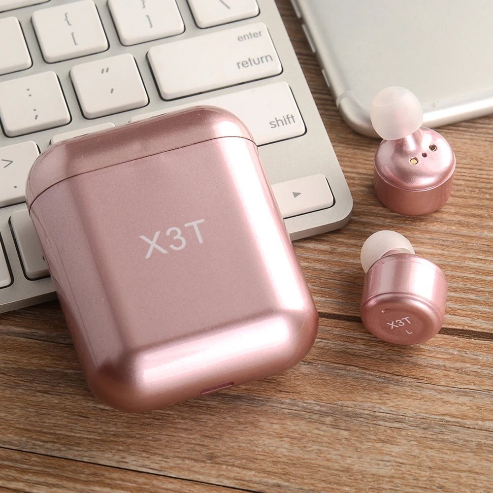 Беспроводная bluetooth-гарнитура для X3T Tws портативная сенсорная Мини спортивная стерео Музыкальная гарнитура с функцией громкой зарядки