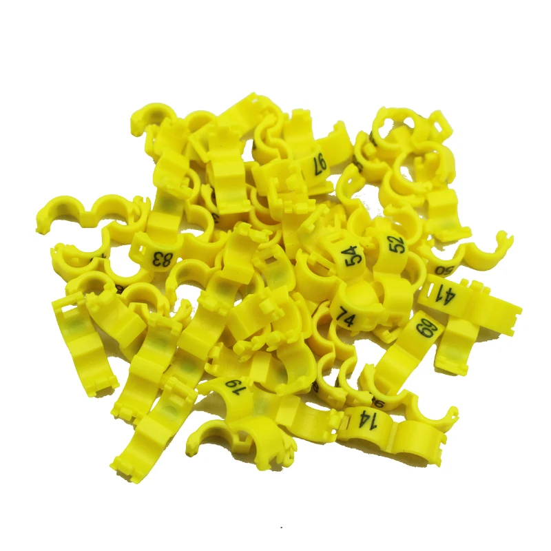 20Set Inner 2.7mm 3mm 4mm 4.5mm 5mm Bird Dove Pigeon Parrot Leg Rings Small Birds Foot Rings Bird Clip Ring