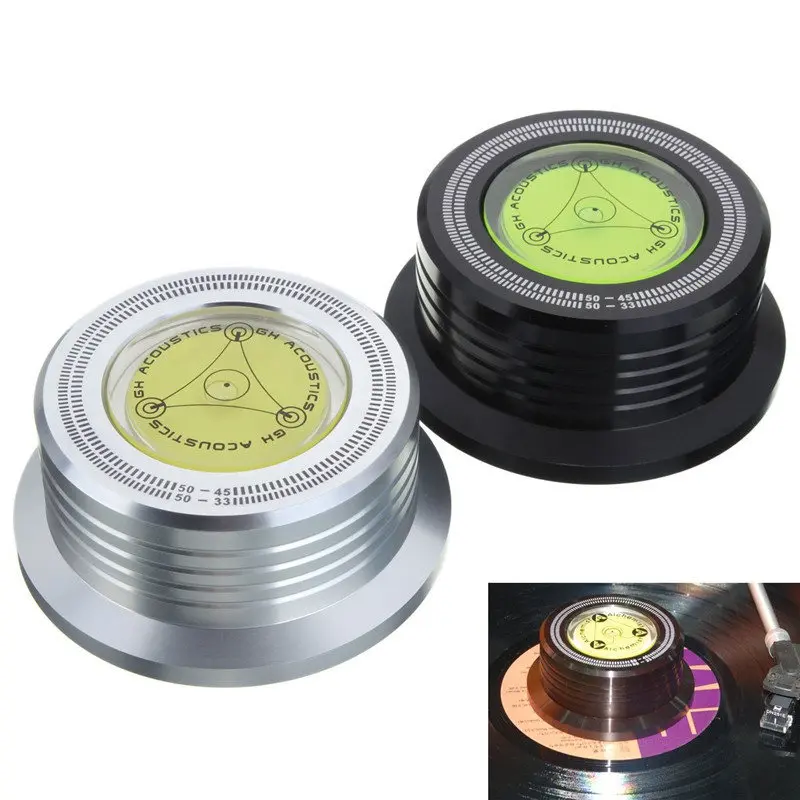 Prezzo LEORY 1Pcs 3in1 Metallo Record Morsetto LP Stabilizzatore del Disco Girevole Per Il Disco In Vinile Giradischi di Vibrazione Equilibrato Nero Oro Argento