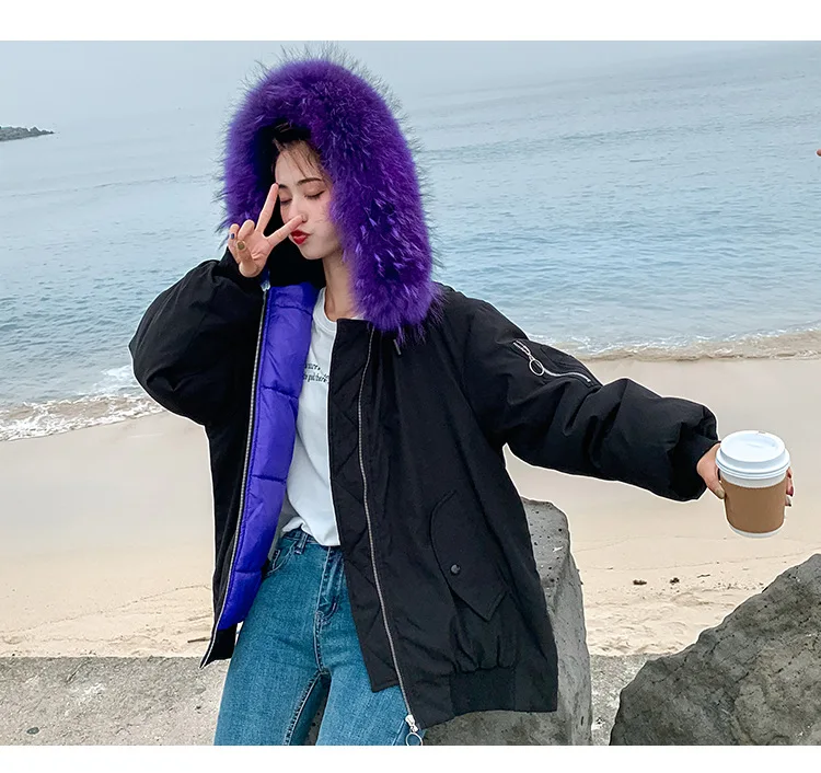 Photo Shoot Winter New Style down Jacket BF Fashion Loose And Plus-sized Slimming Short Students Woman Cotton Dress Network Red