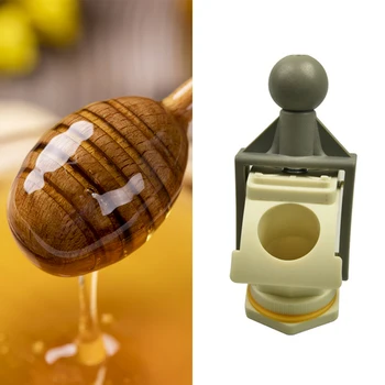 

1PCS Beekeeping Tool Honey Extractor Tap Food Grade ABS Material Push Type Honey Gate Valve Beekeeping Bottling Tool Kitchen
