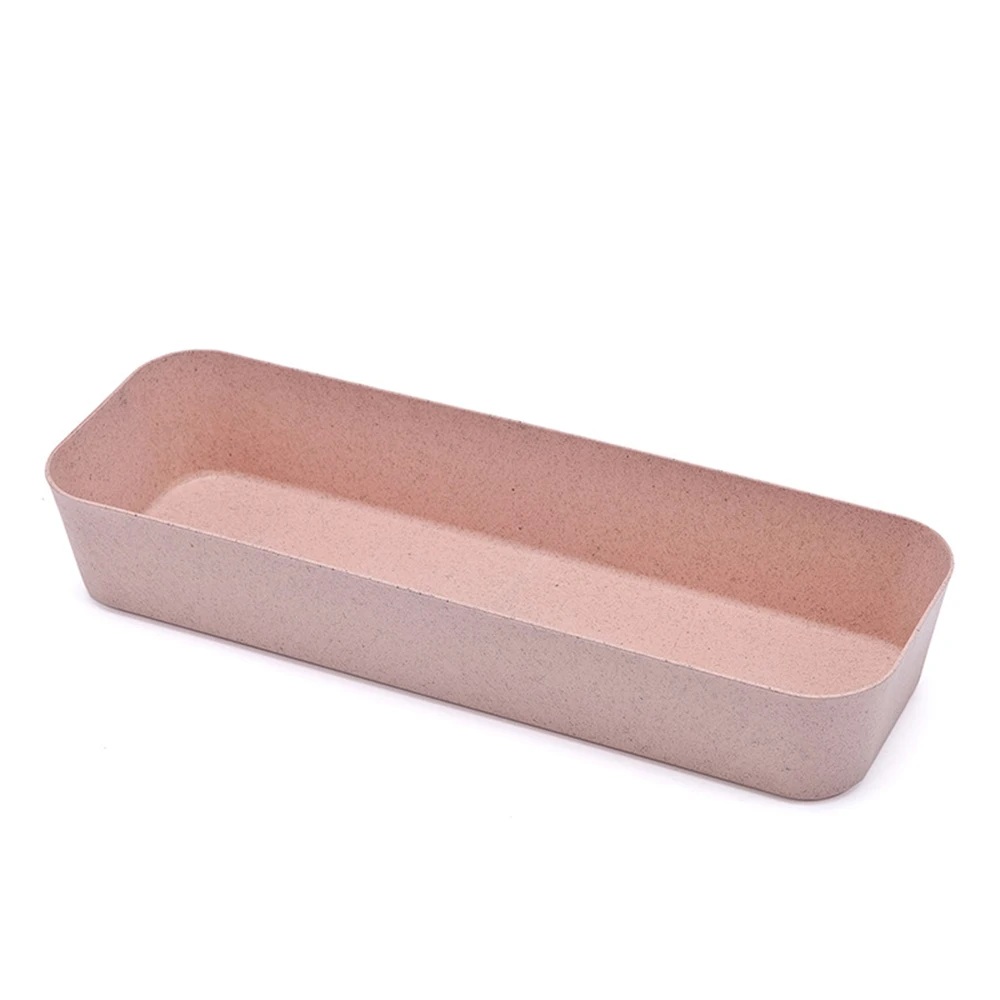 1 шт. пластиковый кухонный ящик для хранения лоток Органайзер Разлагаемый материал разделитель для хранения кухонные инструменты для хранения продуктов - Цвет: Pink M